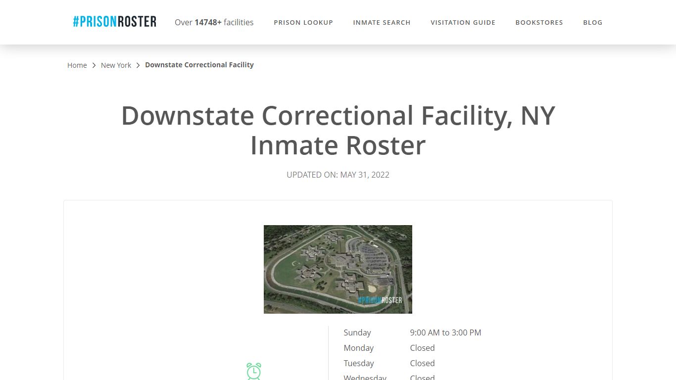 Downstate Correctional Facility, NY Inmate Roster